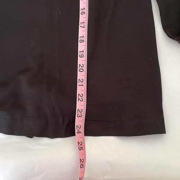 TORY BURCH - BLACK LIGHTWOOL TOP - Picture 8 of 9